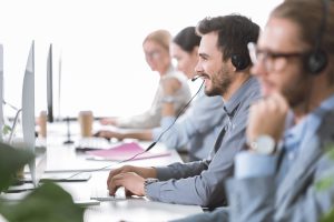 People Answering Phones for Customer Service